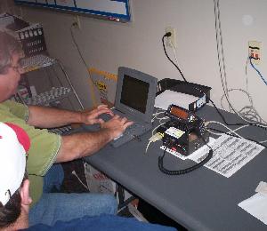 KE5CLV at Red Cross EOC