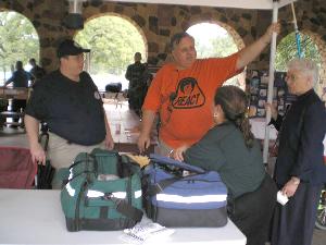 Participants discuss event